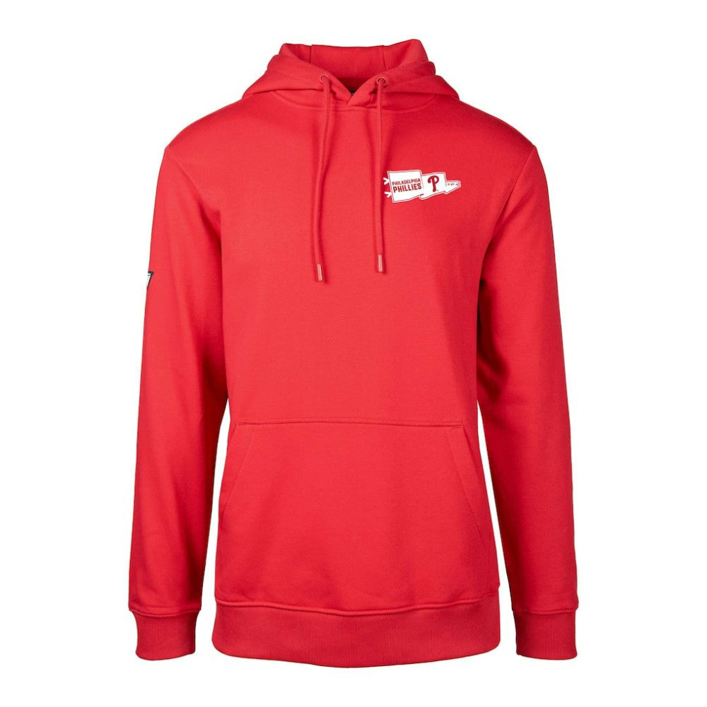 Philadelphia Phillies Levelwear  Podium Rafters Pullover Hoodie - Red
