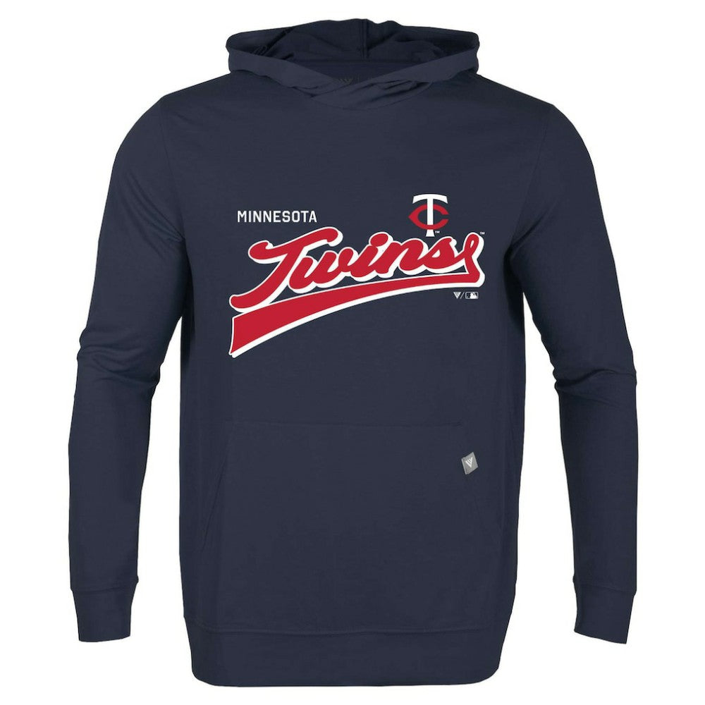 Minnesota Twins Levelwear  Relay 2.0 Retro Pullover Hoodie - Navy