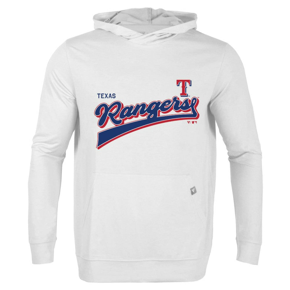 Texas Rangers Levelwear  Relay 2.0 Retro Pullover Hoodie - White