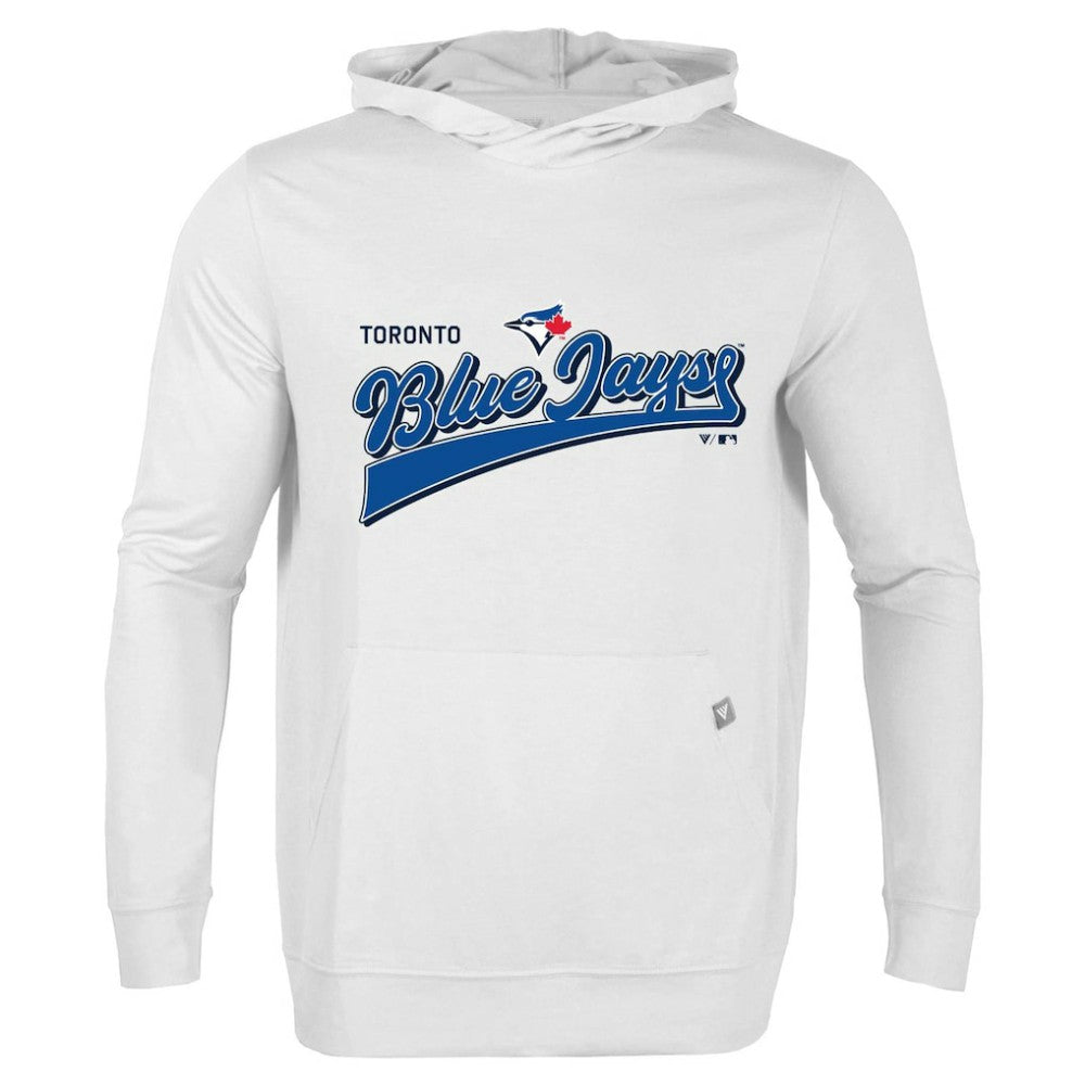 Toronto Blue Jays Levelwear  Relay 2.0 Retro Pullover Hoodie - White