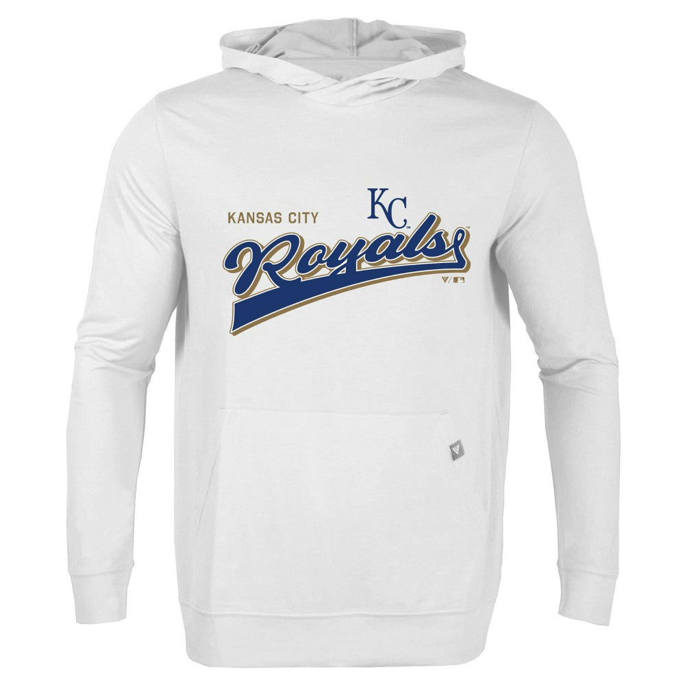 Kansas City Royals Levelwear  Relay 2.0 Retro Pullover Hoodie - White