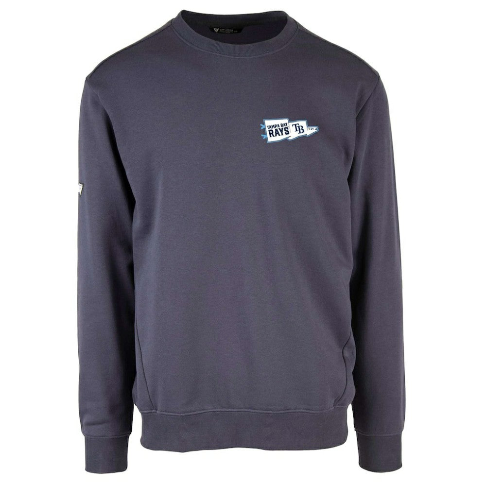 Tampa Bay Rays Levelwear  Zane Rafters Pullover Sweatshirt - Navy