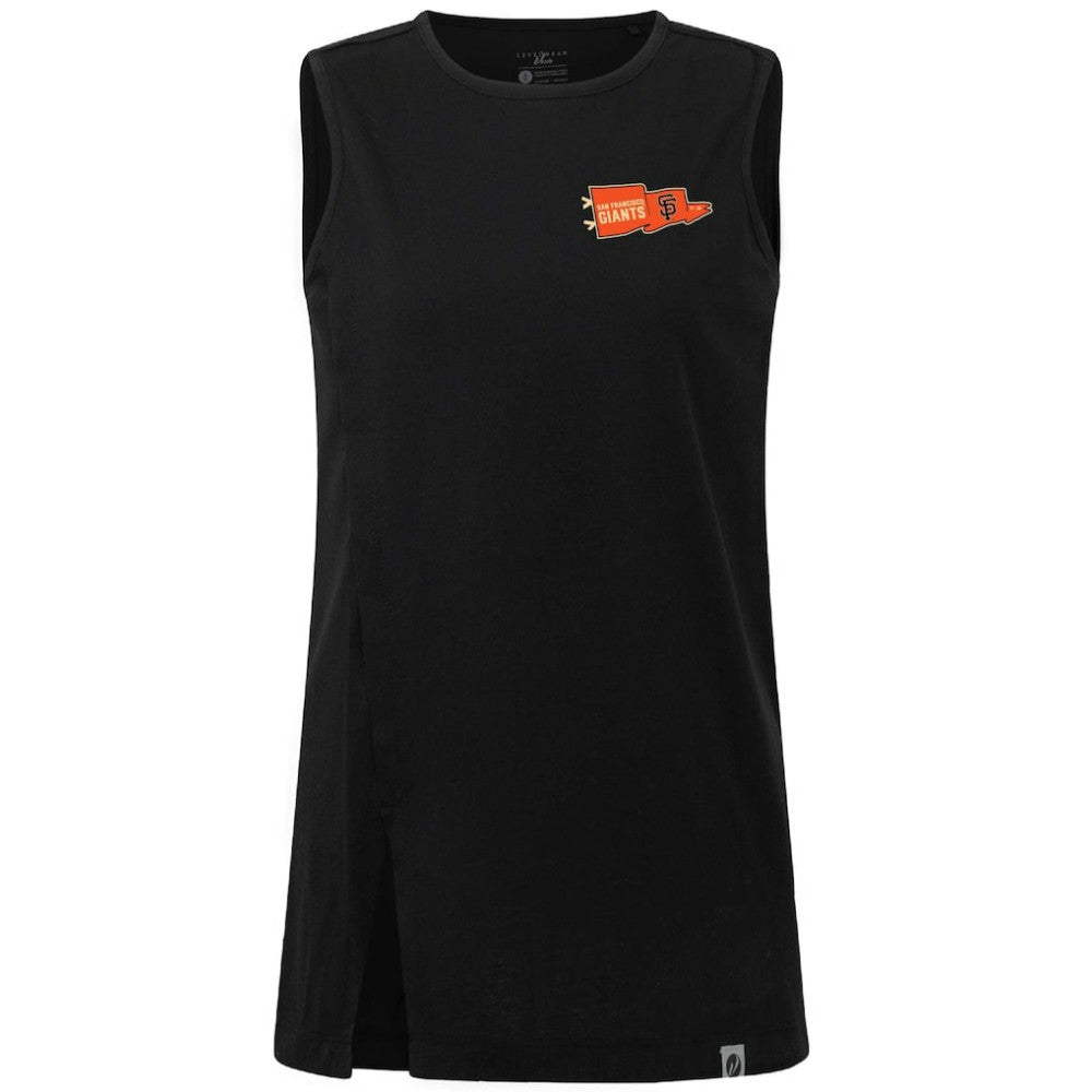 San Francisco Giants Levelwear Women's  Influx Rafters Tank Top - Black