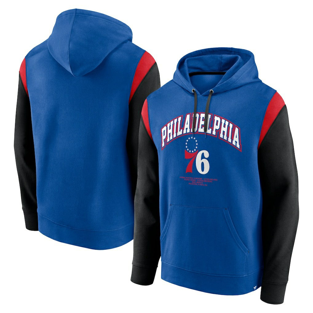 Philadelphia 76ers Scorer Pullover Hoodie - Royal | Fanatics discount