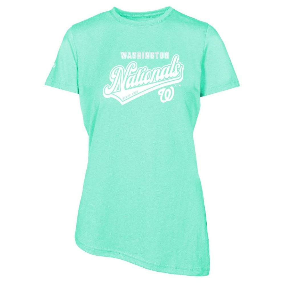 Washington Nationals Levelwear Women's  Birch Sweep T-Shirt - Mint