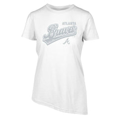 Atlanta Braves Levelwear Women's  Birch Sweep T-Shirt - White