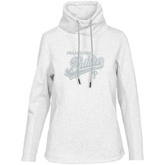Philadelphia Phillies Levelwear Women's  Loop Sweep Pullover Sweatshirt - White