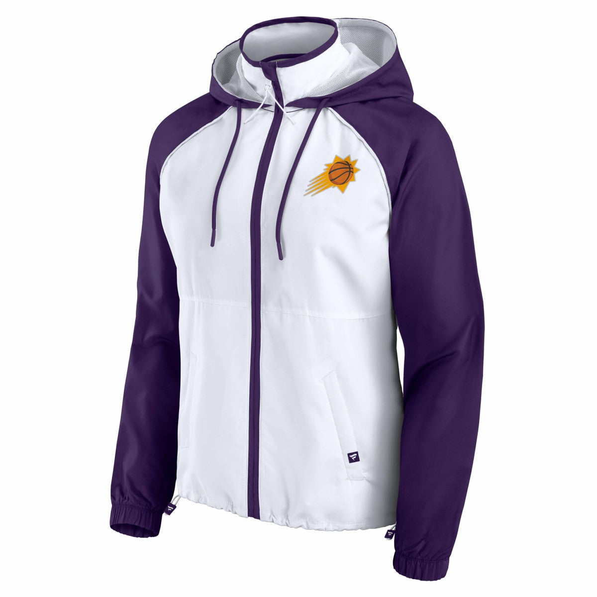 Phoenix Suns Women's Anorak Raglan Full-Zip Hoodie Jacket - White/Purple | Fanatics on sale