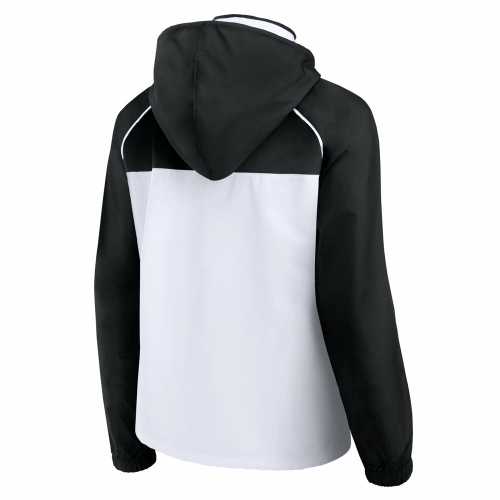 Sacramento Kings Women's Anorak Raglan Full-Zip Hoodie Jacket - White/Black | Fanatics sale