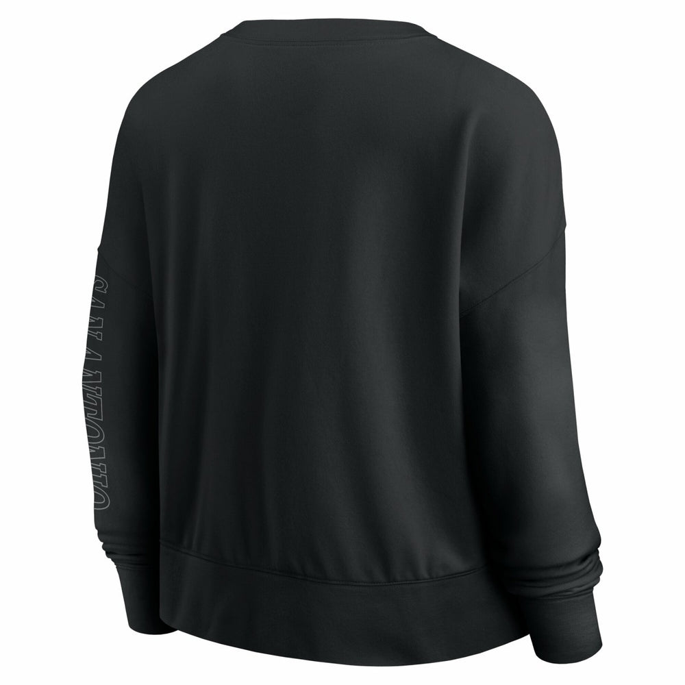 San Antonio Spurs Women's Oversized Game Day Pullover Sweatshirt - Black | Fanatics on sale