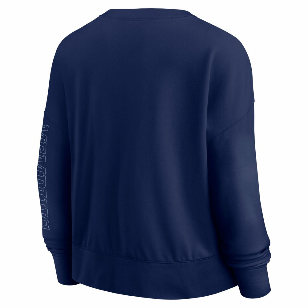 Memphis Grizzlies Women's Oversized Game Day Pullover Sweatshirt - Navy | Fanatics discount