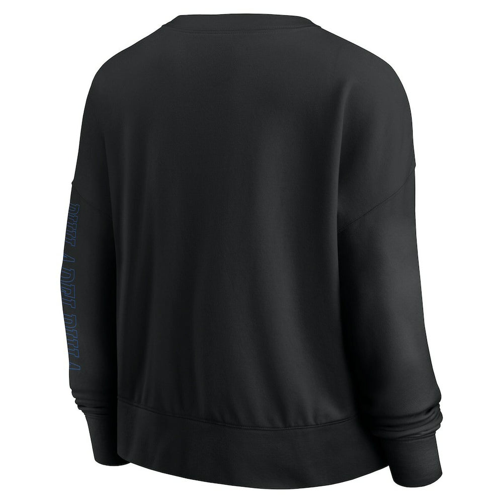 Philadelphia 76ers Women's Oversized Game Day Pullover Sweatshirt - Black | Fanatics cheap