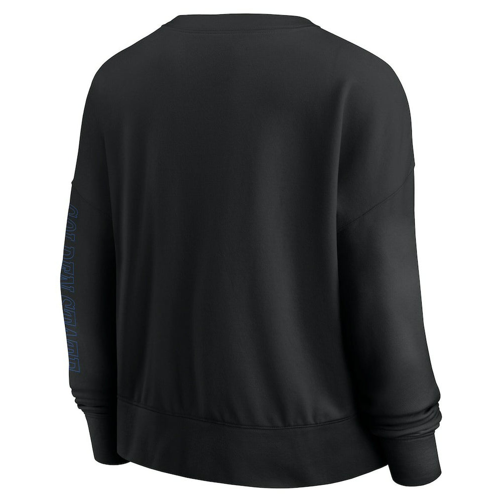 Golden State Warriors Women's Oversized Game Day Pullover Sweatshirt sale - Black | Fanatics outlet