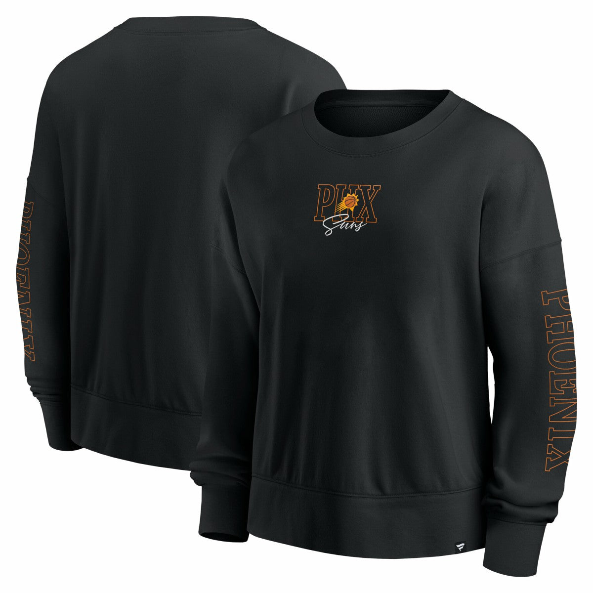 Phoenix Suns Women's Oversized Game Day Pullover Sweatshirt - Black | Fanatics online