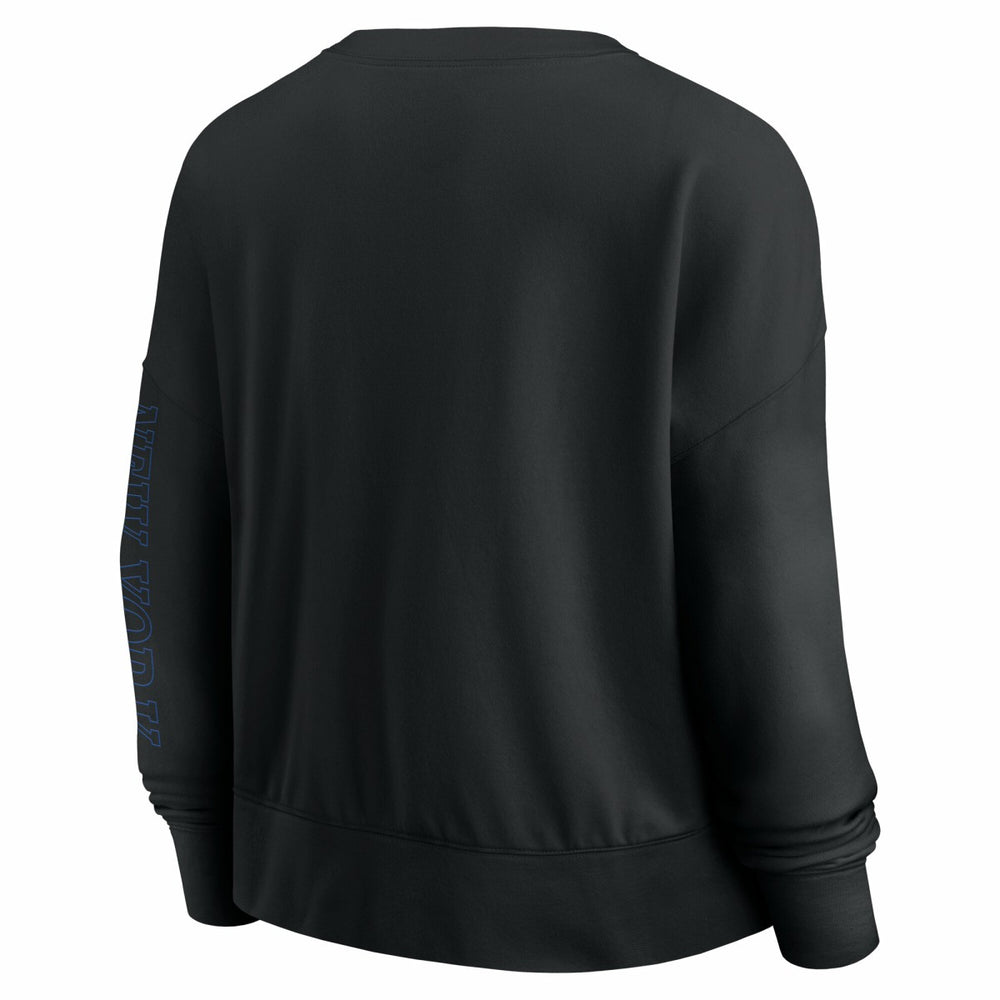 New York Knicks Women's Oversized Game Day Pullover Sweatshirt - Black | Fanatics cheap