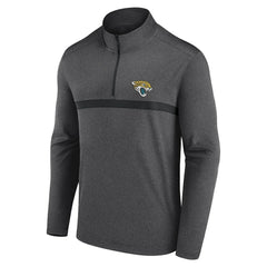 Jacksonville Jaguars Head-to-Head Quarter-Zip Pullover - Charcoal sale