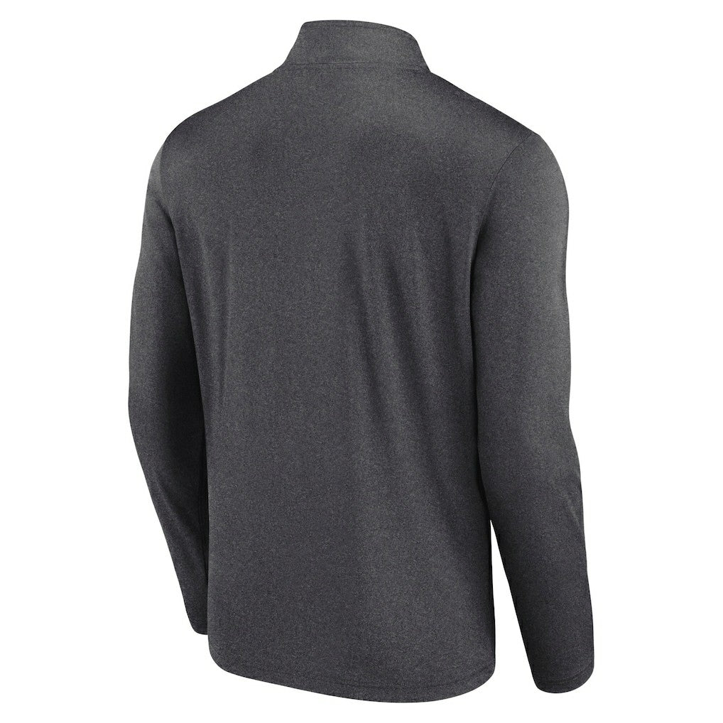 Las Vegas Raiders Head-to-Head Quarter-Zip Pullover - Charcoal sale