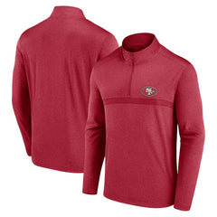 San Francisco 49ers Head-to-Head Quarter-Zip Pullover - Scarlet on sale