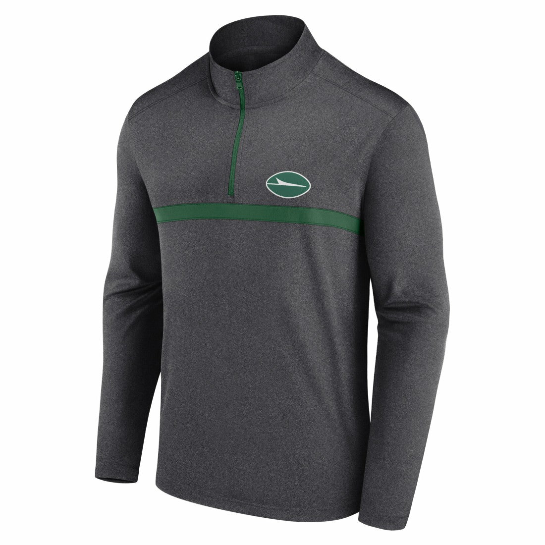 New York Jets Head-to-Head Quarter-Zip Pullover - Heather Charcoal outlet