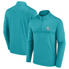 Miami Dolphins Head-to-Head Quarter-Zip Pullover - Aqua outlet