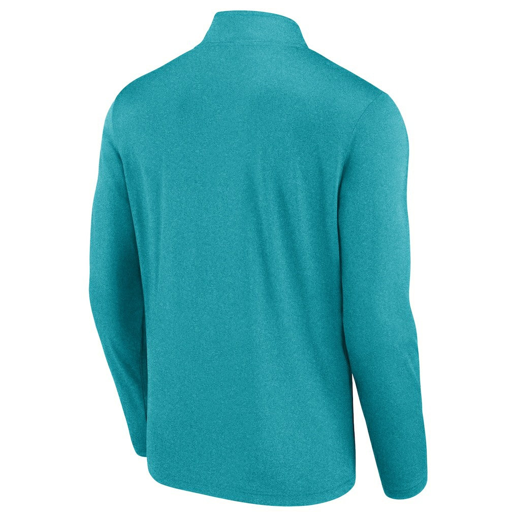 Miami Dolphins Head-to-Head Quarter-Zip Pullover - Aqua outlet