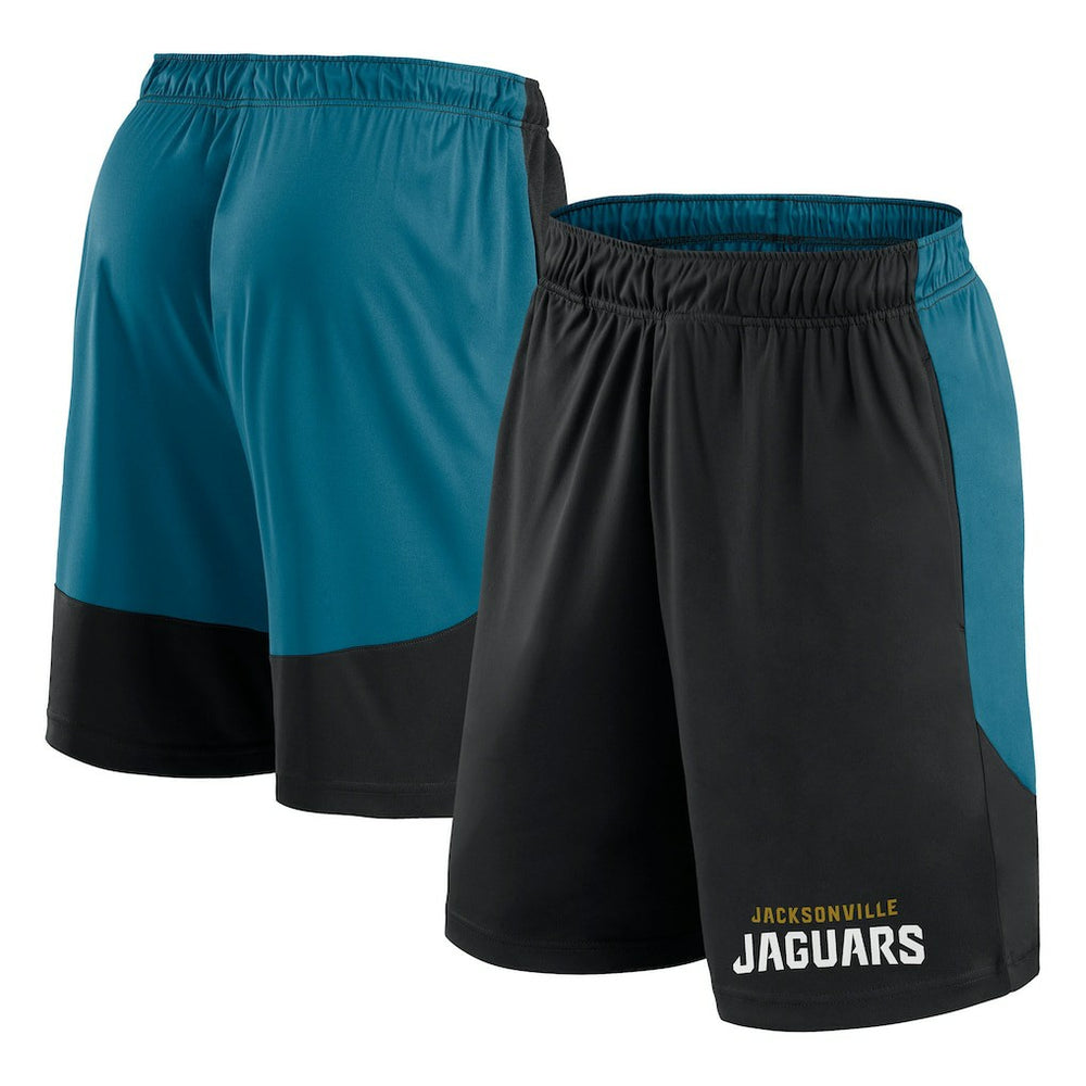 Jacksonville Jaguars Launch Shorts - Black/Teal cheap