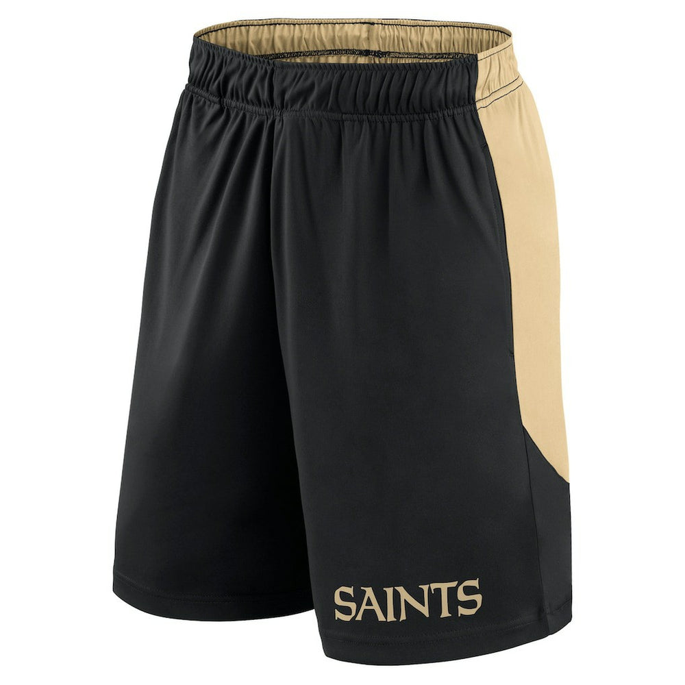 New Orleans Saints Launch Shorts - Black/Gold cheap