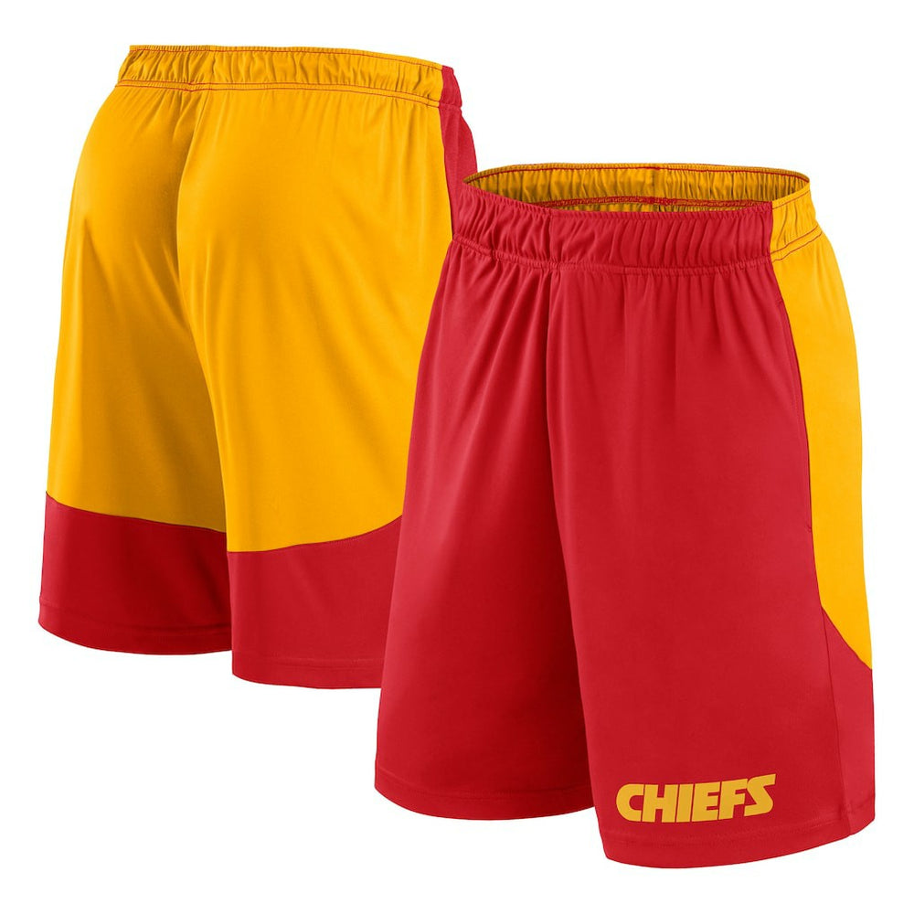 Kansas City Chiefs Launch Shorts - Red/Gold discount