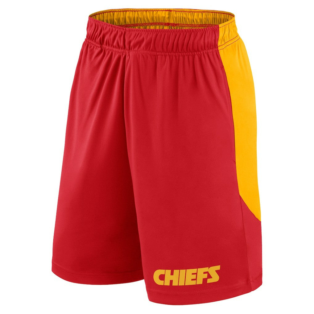 Kansas City Chiefs Launch Shorts - Red/Gold discount