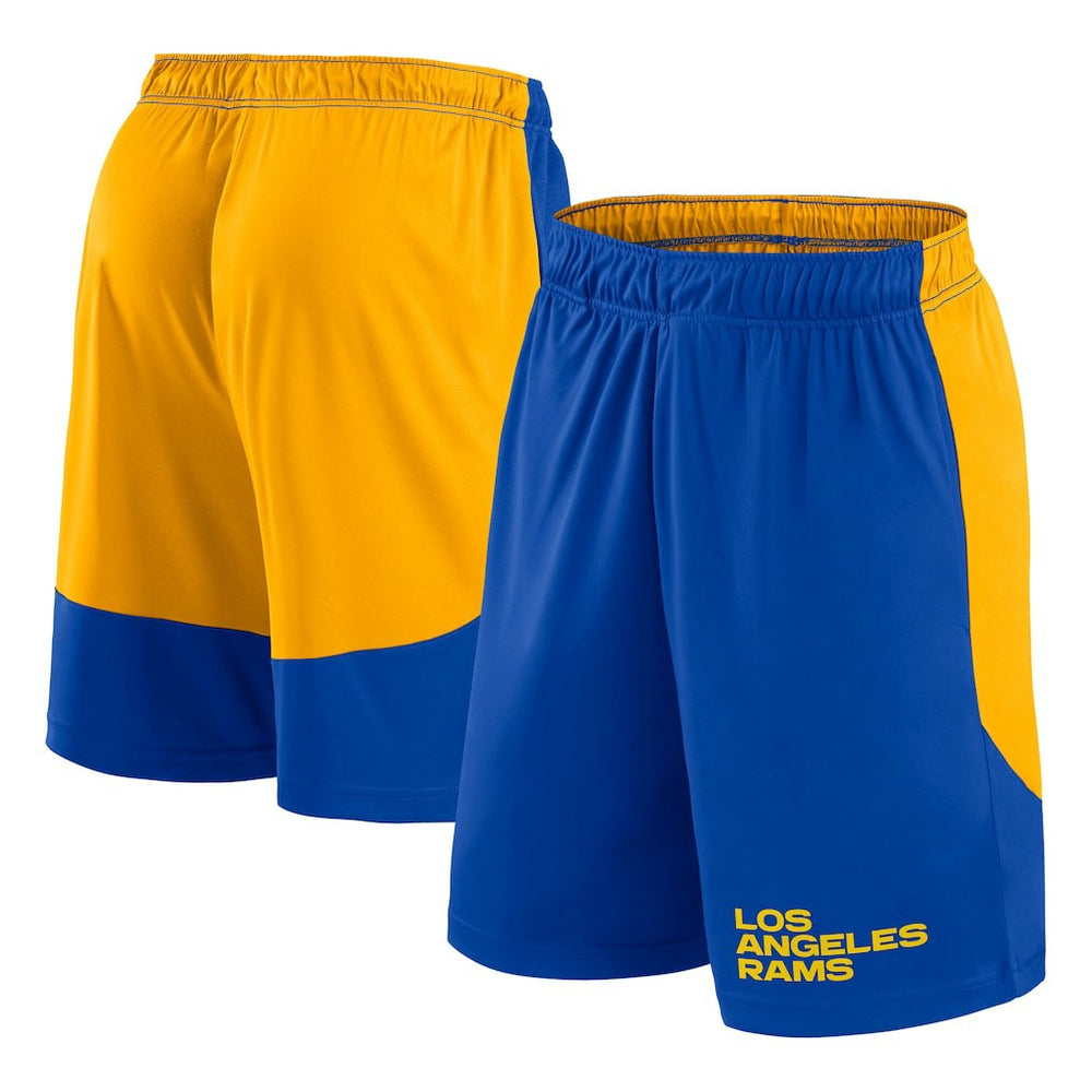 Los Angeles Rams Launch Shorts - Royal/Gold online