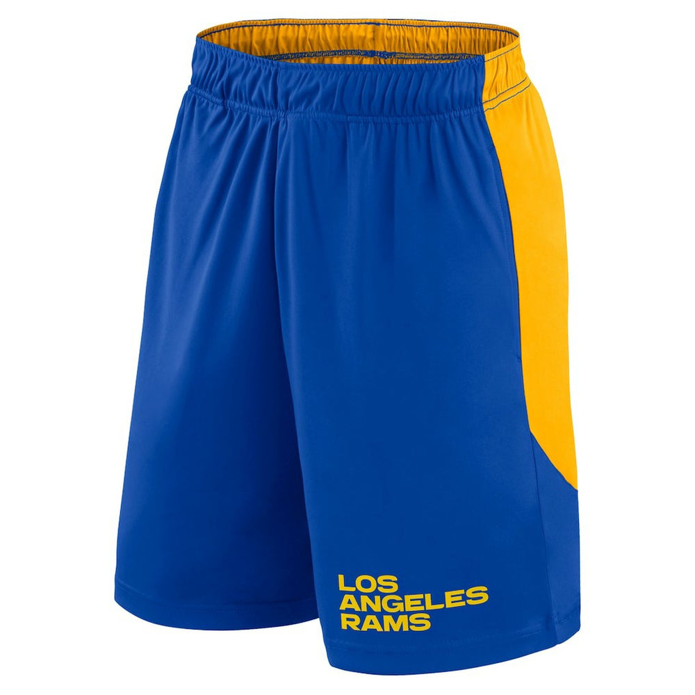 Los Angeles Rams Launch Shorts - Royal/Gold online