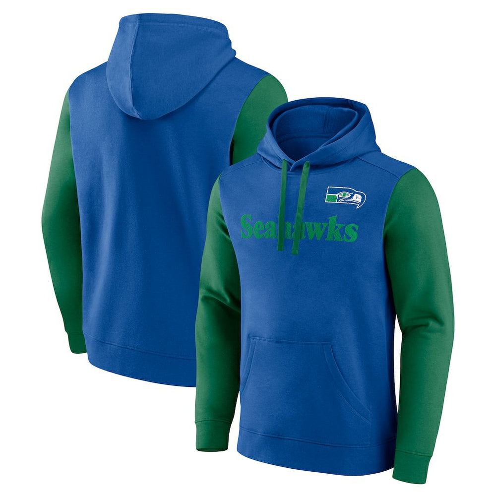 Seattle Seahawks Fleece Pullover Hoodie - Royal for sale