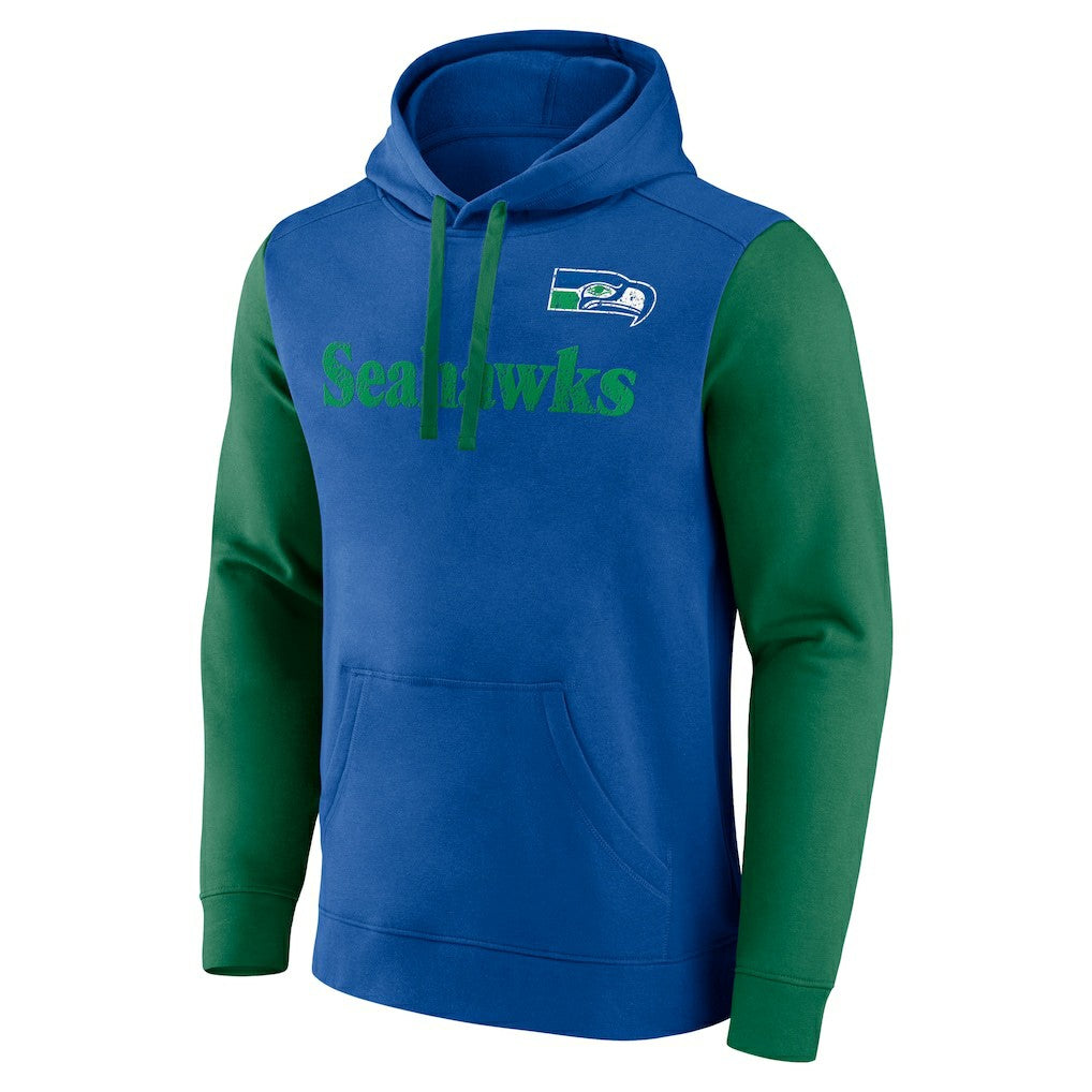 Seattle Seahawks Fleece Pullover Hoodie - Royal for sale