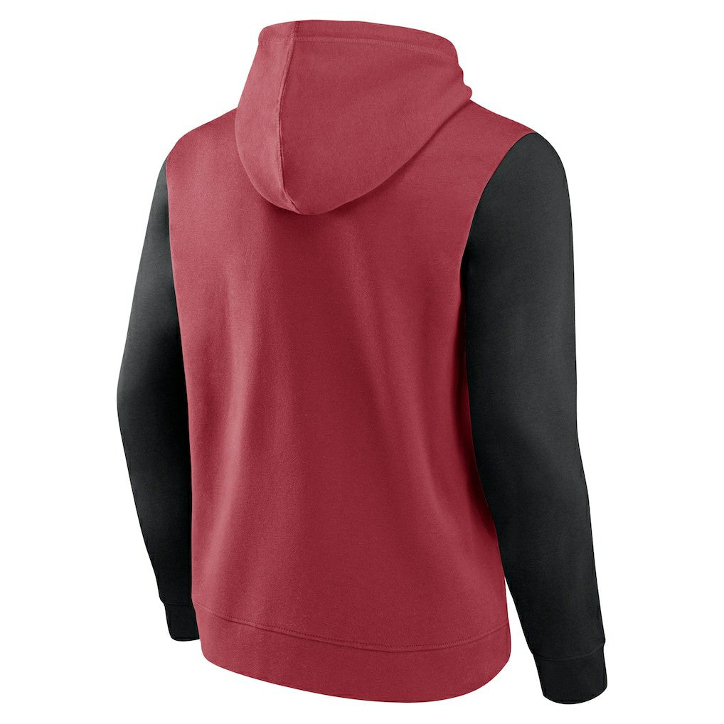 Arizona Cardinals Outline Pullover Hoodie - Cardinal/Black sale