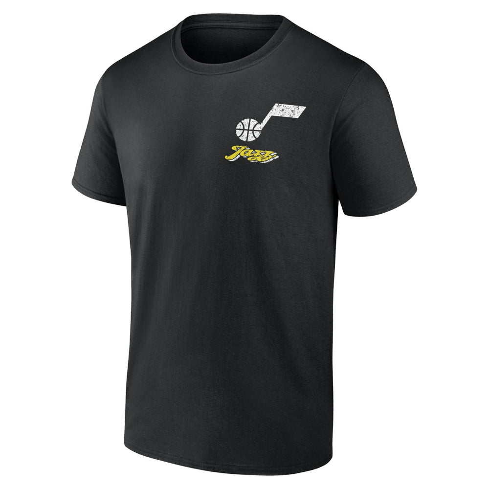 Utah Jazz Logo Athletic Never Over T-Shirt - Black shop