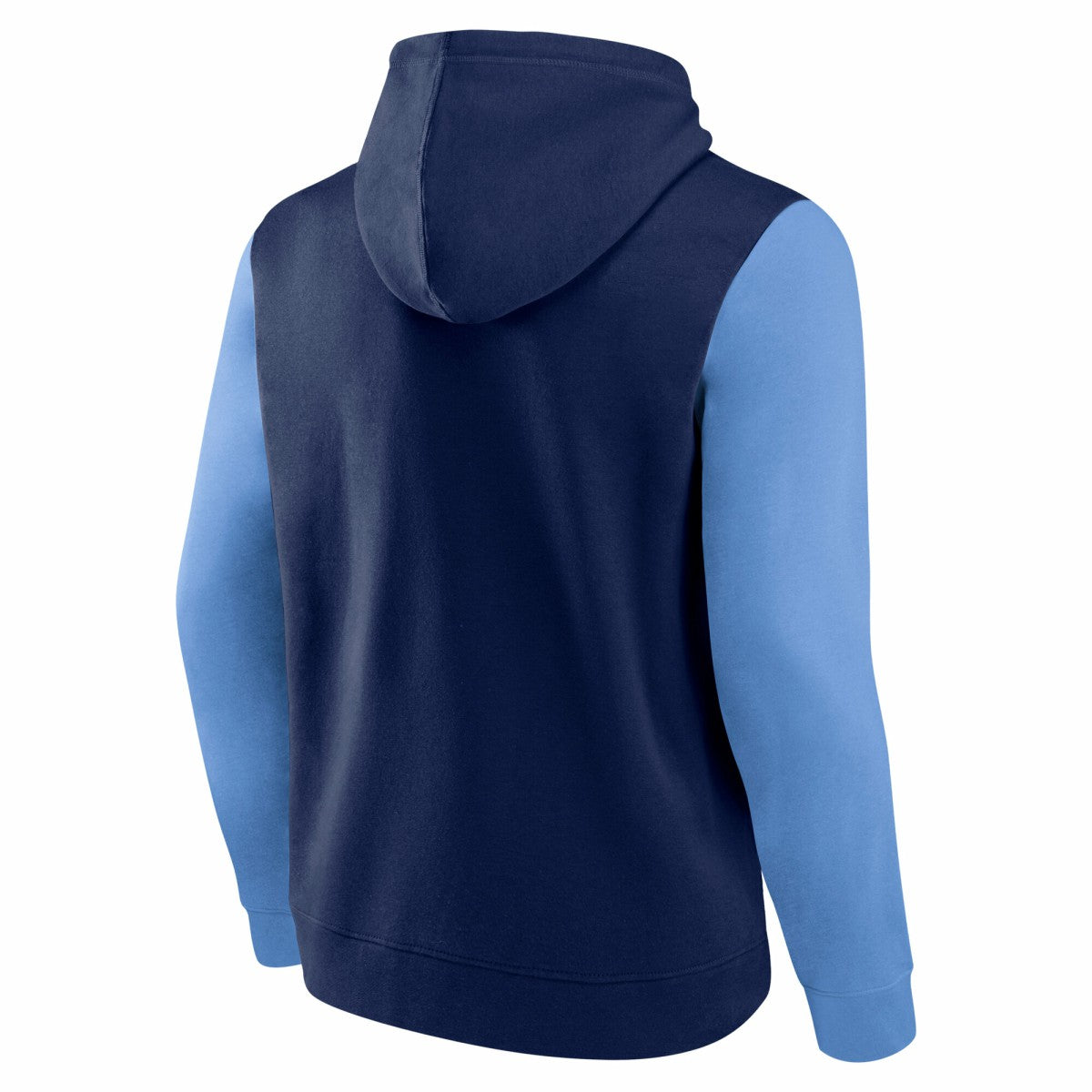 Memphis Grizzlies Logo Athletic Outline Colorblock Pullover Hoodie - Navy online