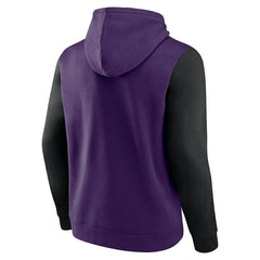 Phoenix Suns Logo Athletic Outline Colorblock Pullover Hoodie sale - Purple sale