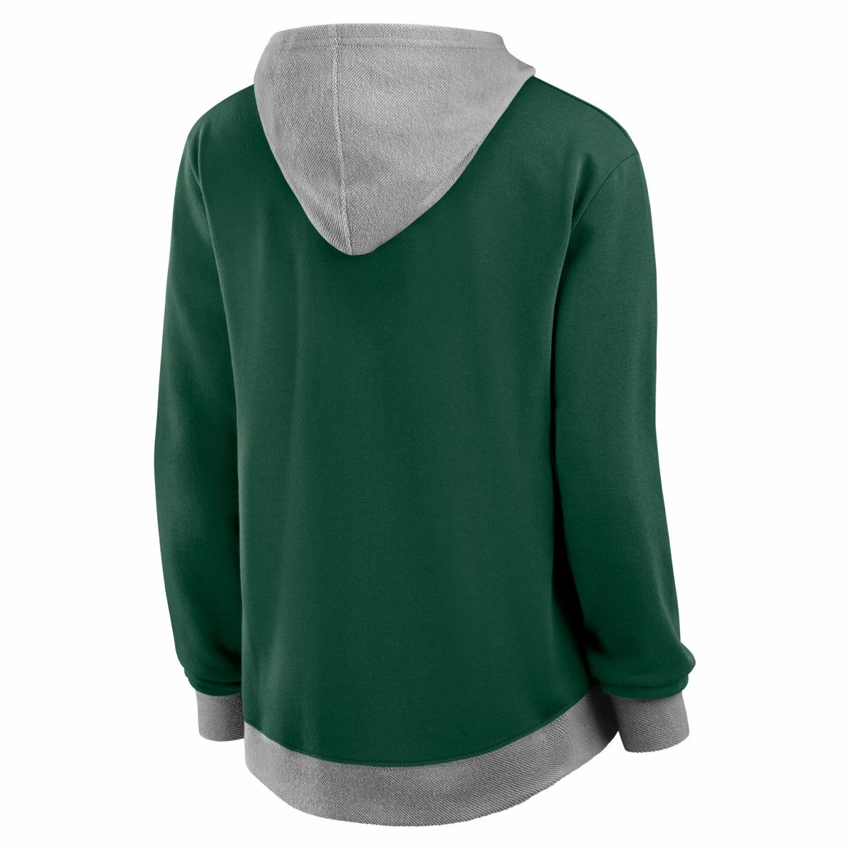 Milwaukee Bucks Logo Athletic Women's Hit It French Terry Full-Zip Hoodie - Hunter Green cheap