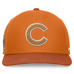 Chicago Cubs Pro Dunk Performance Snapback Hat - Orange | Nike