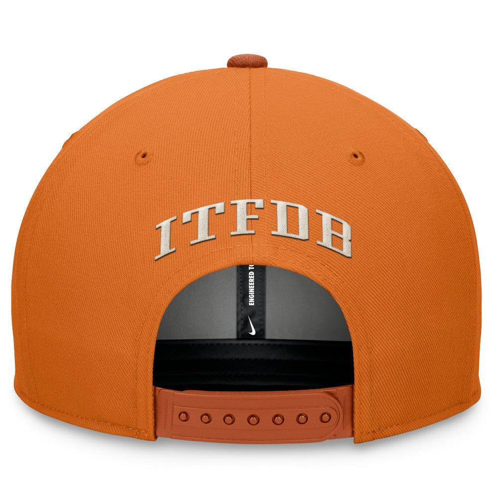 Los Angeles Dodgers Pro Dunk Performance Snapback Hat - Orange | Nike