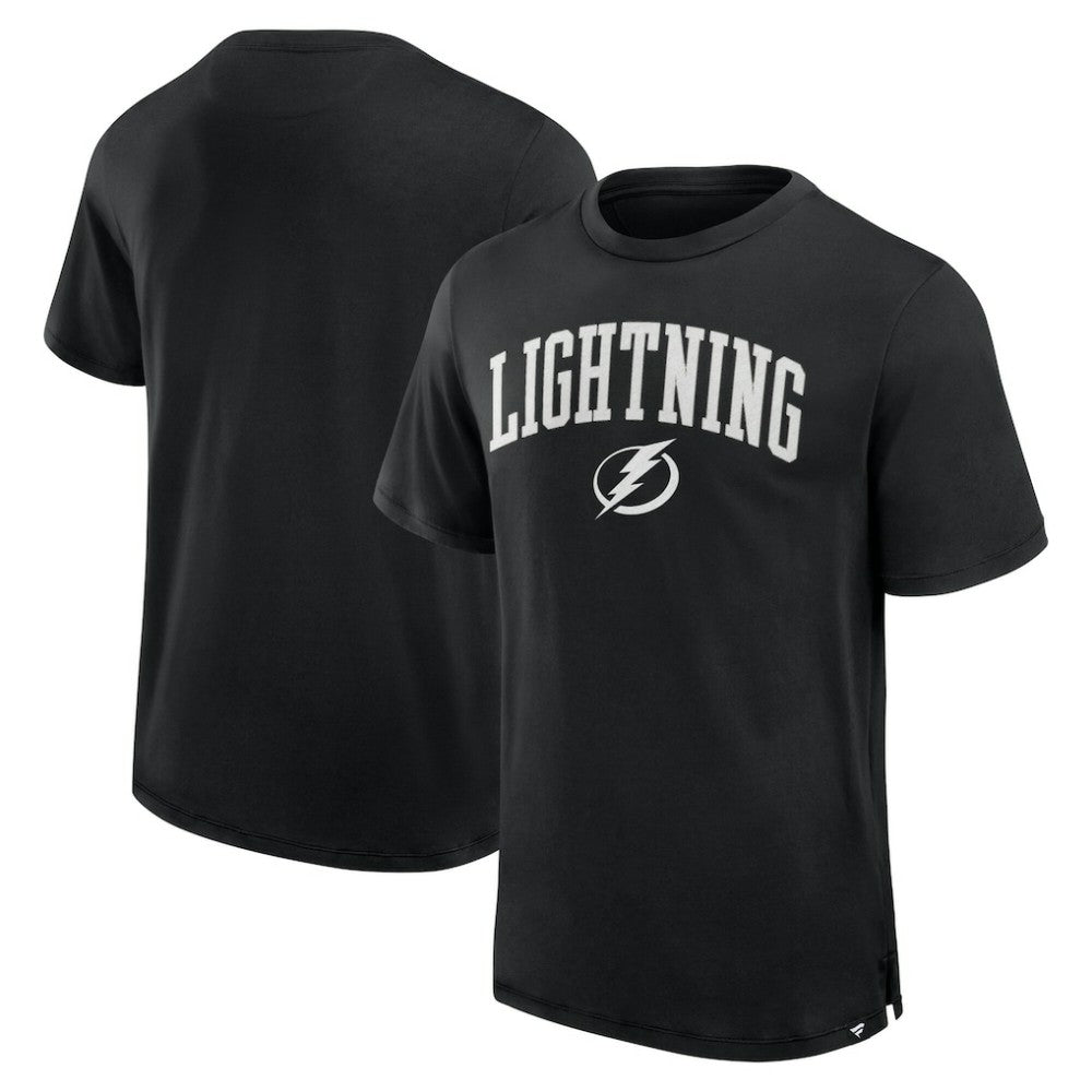 Tampa Bay Lightning Fanatics Elevated Pima T-Shirt Black
