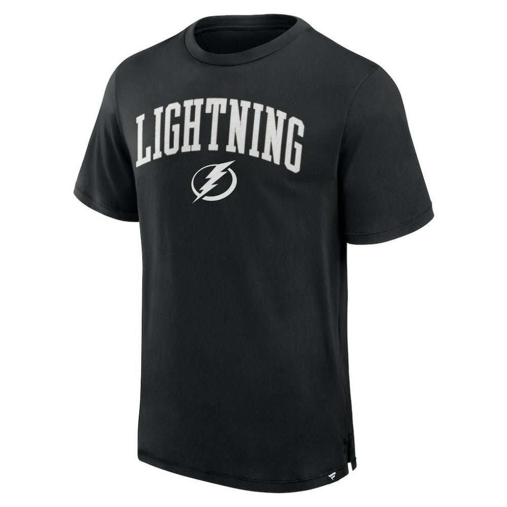 Tampa Bay Lightning Fanatics Elevated Pima T-Shirt Black