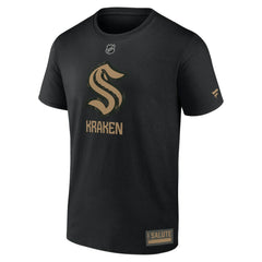 Seattle Kraken Fanatics 2024 Military Appreciation T-Shirt Black