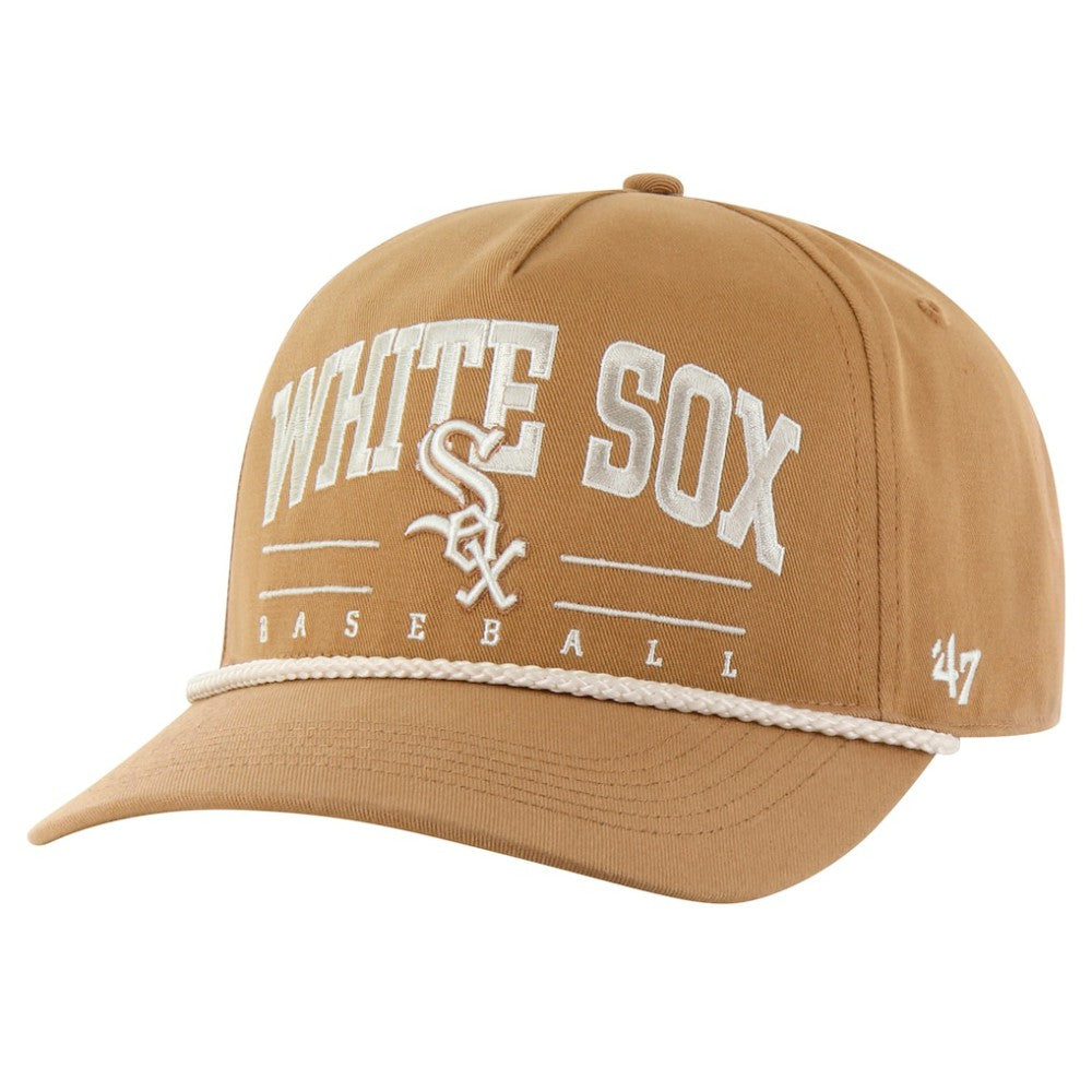 Chicago White Sox Neutral Roscoe Rope Hitch Adjustable Hat - Brown | 47 brand