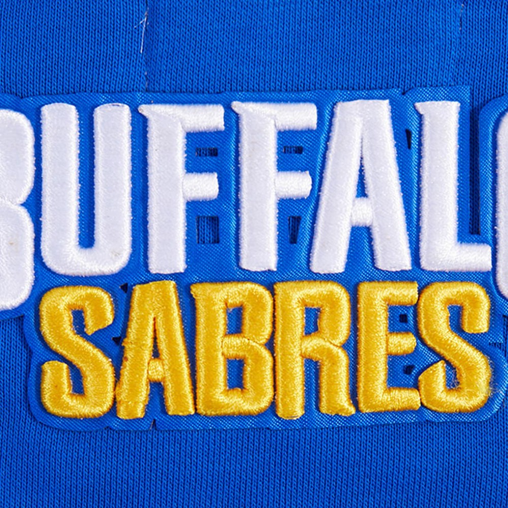 Buffalo Sabres Pro Standard Women's Area Code Cropped Pullover Sweatshirt Royal