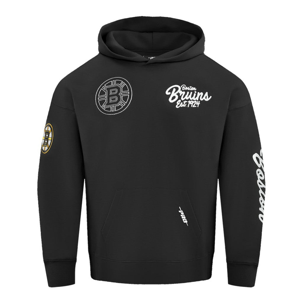 Boston Bruins Pro Standard Paint the City Pullover Hoodie Black