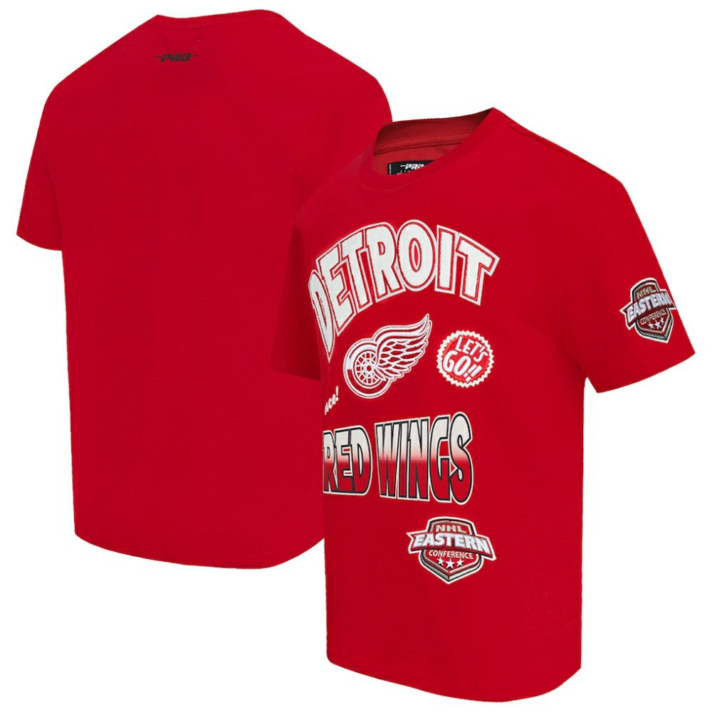 Detroit Red Wings Pro Standard Turn It Up T-Shirt Red