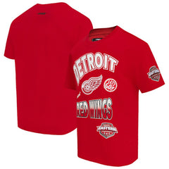 Detroit Red Wings Pro Standard Turn It Up T-Shirt Red
