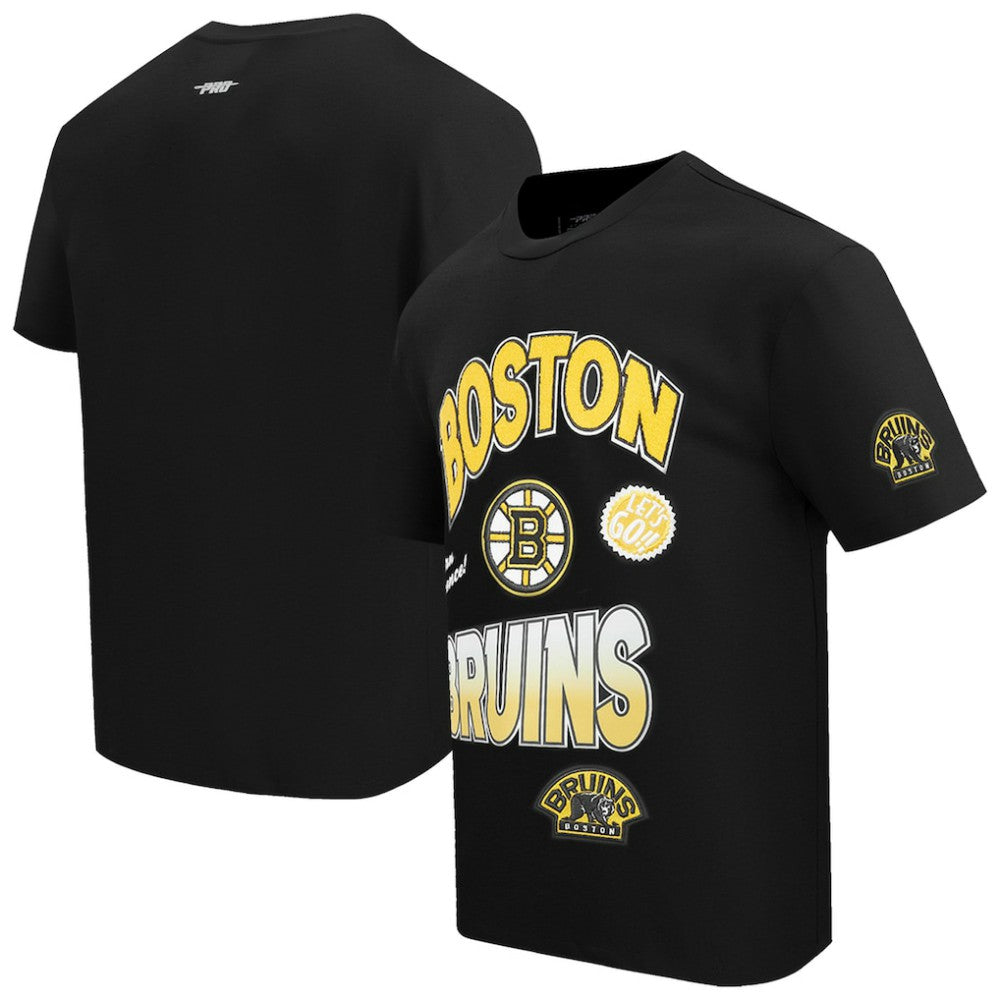 Boston Bruins Pro Standard Turn It Up T-Shirt Black