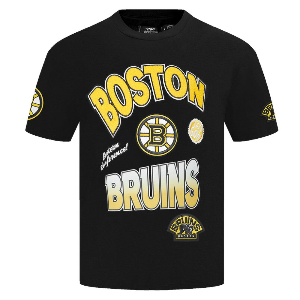 Boston Bruins Pro Standard Turn It Up T-Shirt Black
